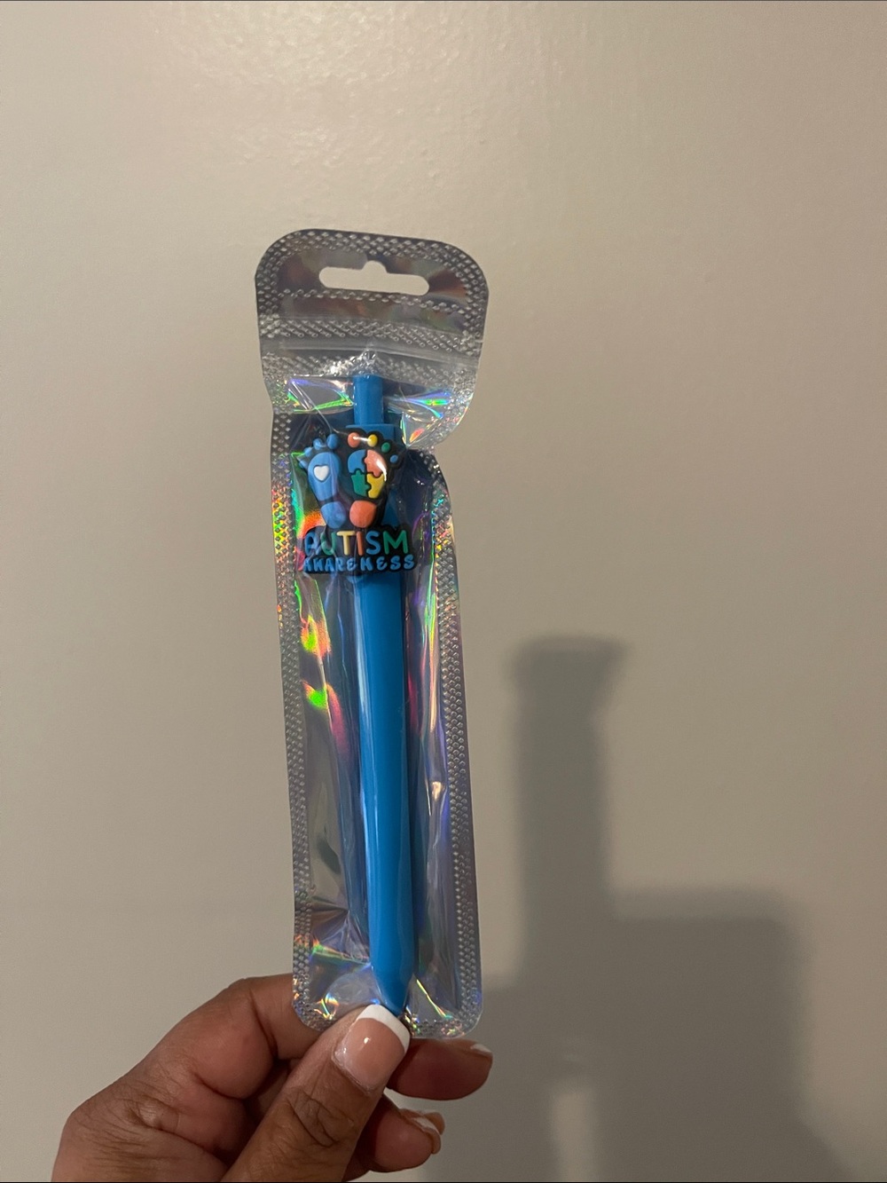 Blue Heart Charm Party Pen - Unbranded